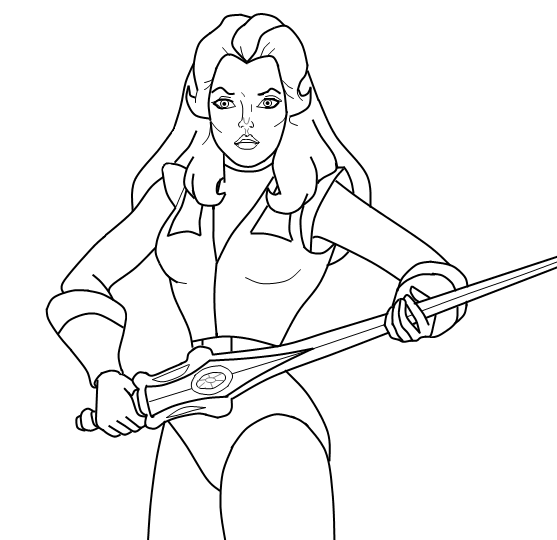 xena coloring pages - photo #12