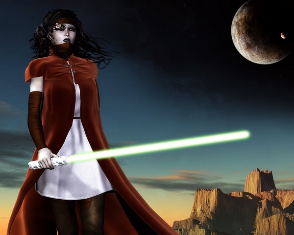 Star Wars świt Jedi W Nicość c5 sabre lazer jedi